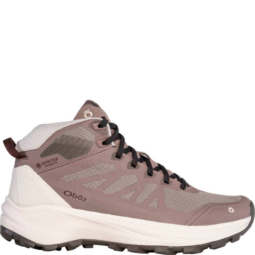 NEW OBOZ women's katabatic lt mid gtx shoe in fig